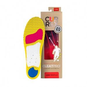 NEW CURREX cleatpro low insoles in low arch - red